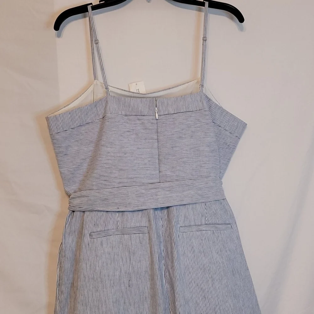 BANANA Republic Women's Striped Cropped Jumpsuit